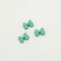 Bow Metal Beads 12mm Glossy Baking Painted Alloy 20pcs 12