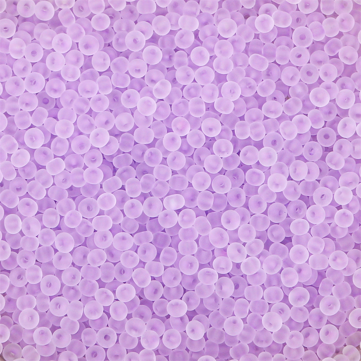 Transparent Frosted Seed Glass Beads 2mm with 1mm Hole 660pcs 24