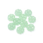 Color Transparent Clover Glass Beads 10mm Assorted Colors 50pcs 13
