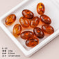 Marble Texture Oval Resin Beads 20mm Glossy Mixed Colors 20pcs 13