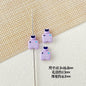 Double Sided Heart and Perfume Bottle Metal Beads 13/16mm Painted Alloy 10pcs 18