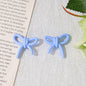 Colorful Hollow Bow Acrylic Beads 27mm Mixed Colors 100pcs 12
