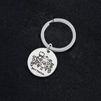 Stainless Steel Teacher Keychain Best Teacher Design 2.5cm 2