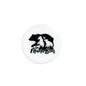 Silicone Focal Beads Nature Theme Circle Badge Love Mom 10pcs 7