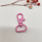 Colorful Plastic Swivel Snap Hook Keychain Clasps 40mm 20pcs 10