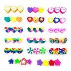 Flat Clay Beads 10mm Color Fruit Cartoon Mixed Design 1000pcs 5