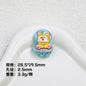 Plating Cute Corgi Resin Beads Glossy Honey Tone 10pcs 11