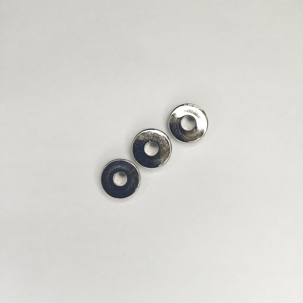 Flat Coin CCB Plastic Spacer Acrylic Beads 15mm 300pcs