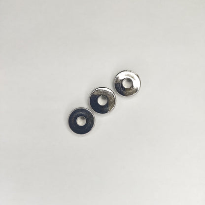 Flat Coin CCB Plastic Spacer Acrylic Beads 15mm 300pcs