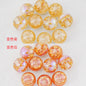 Colorful Crown Inside Round Resin Beads 16mm 10pcs 5