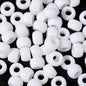 Multicolor Pony Beads Acrylic 9mm Smooth Finish 100pcs 15