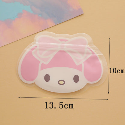 Sanrio Series Zip Lock Plastic Bags Cute Character Design 5pcs 4