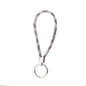Diamond Wristlet Keychain Metal Flexible Loop Multiple Colors 22