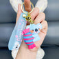 Resin Cartoon Koala Couple Keychain Candy Charm with Bells 6