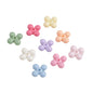 Acrylic Round Four Leaf Petal Spacer Beads 10mm Colored Baking Painted 100pcs 2