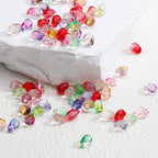 Czech Glass Beads Teardrop 6mm Translucent Mixed Colors 50pcs
