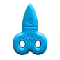 Silicone Focal Beads Creative Scissors Embossed Details Color Mix 20pcs 7