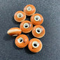 Ceramic UFO Spacer Beads 12mm Vintage Fambe Blaze 40pcs 12
