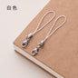 Colorful Phone Strap Keychain Mini Lobster Clasp Nylon Cord 50pcs 11