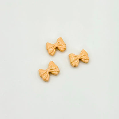 Bow Metal Beads 12mm Glossy Baking Painted Alloy 20pcs 15