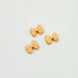 Bow Metal Beads 12mm Glossy Baking Painted Alloy 20pcs 15