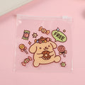Clear Zip Lock Bags 13.5x13.5cm PE Plastic Sweet Sanrio Print 20pcs 6