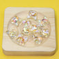 Transparent Plating Corgi Acrylic Beads 18mm Iridescent 20pcs 10