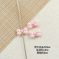 Bone and Heart Metal Beads 15mm and 10mm Baking Painted Alloy 10pcs 7