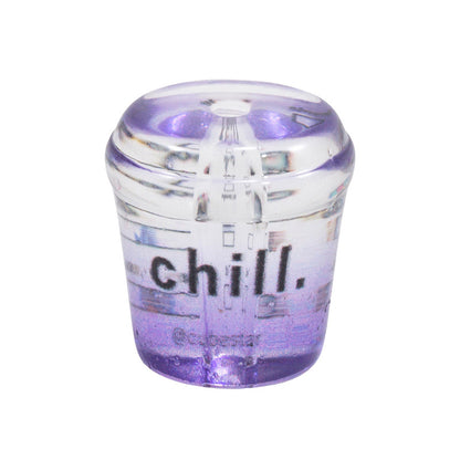 3D Bubble Tea Acrylic Beads 21mm Transparent Colorful 10pcs 19