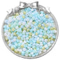 Frosted Abacus Glass Beads 3x6mm Pastel Matte Finish 70pcs 28