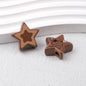 Star Acrylic Beads 22mm Cat Pattern Glossy Colorful 20pcs 16