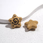 Spiral Pattern Starfish Acrylic Beads 20mm Glossy Mixed Colors 20pcs 6