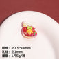 Electroplating Christmas Series Resin Beads Festive Holiday Design 20pcs 9