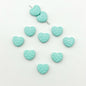 Heart Metal Beads 12mm Baking Painted Biscuit Style 20pcs 11