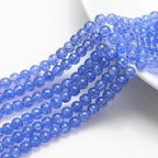 Crackle Round Glass Beads 8mm Monochrome Translucent 200pcs 18