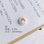 Hand Painted Irregular Shaped Acrylic Beads Imitation Pearl 10pcs 10