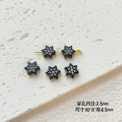 Painted Cute Character Plate Series Metal Beads Bulk 20pcs 27