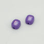 Painted Square Acrylic Beads 14mm Diamond Faceted Mixed Colors 10pcs 12