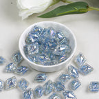 Plating Lace Rhombus Resin Beads 18mm Glossy Color Mixed 5pcs 4