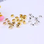 Brass Flat Rhombus Spacer Beads 2.5*4mm 50pcs 2