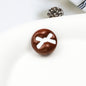 Baking Painted Acrylic Beads 18mm Enamel Candy Letter 50pcs 26