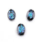 Lampwork Glass Beads Star Pattern Geometric Shapes Celestial 10pcs 11