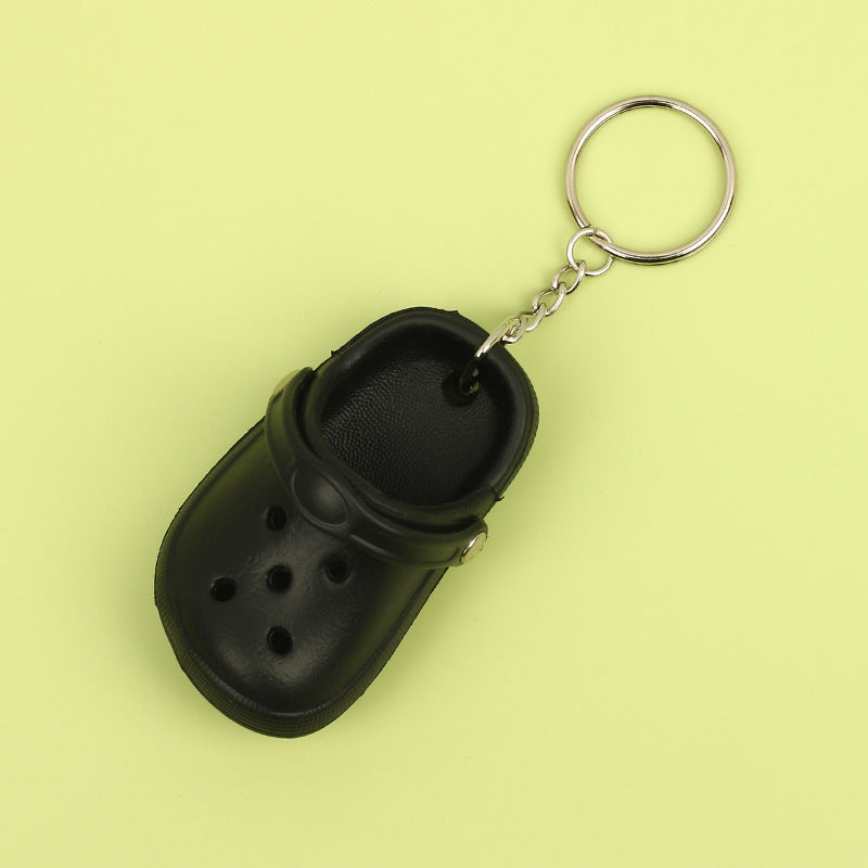 Silicone Mini Slippers Couple Keychain Colorful Clog Style 10