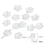 Transparent Chubby Five-Petal Flower Acrylic Beads 15mm Colorful 20pcs 6