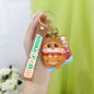 Resin Animal Farm Dog Keychain Silicone Cute Chubby Design 8