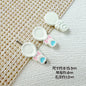 Spoon and Flower Metal Beads 15mm and 9mm Baking Painted 20pcs 6