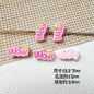 Baking Painted WOW&YES Metal Beads 13mm 15mm Colorful Alloy 20pcs 7