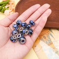 Blue Tone Resin Spacer Beads Mixed Shapes Multicolor 40pcs 5