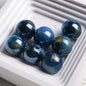 Plated Bubblegum Beads 20mm Vintage Fluid Gilded Marbled 50pcs 8