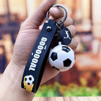 Acrylic World Cup Football Keychain Mini Soccer Ball Colorful Design 6
